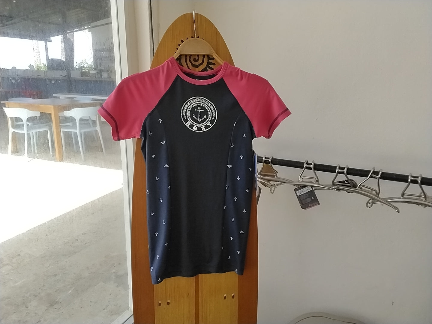 Tropi roxy ss mix /colorblock